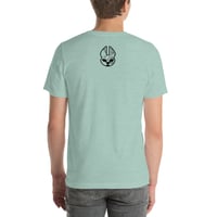 Image 3 of Artbot Alien Bent Back Light-Colored Unisex t-shirt