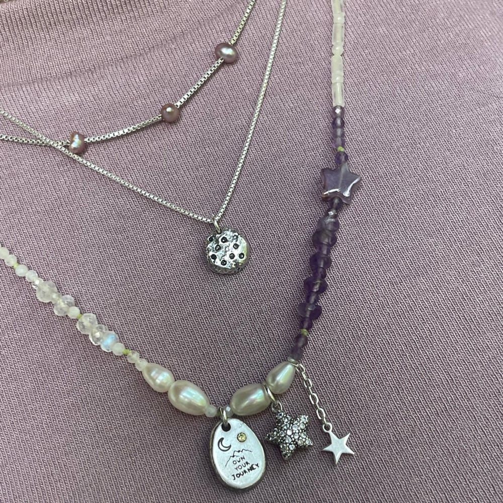 Image of Chocolate chips cookie necklace 