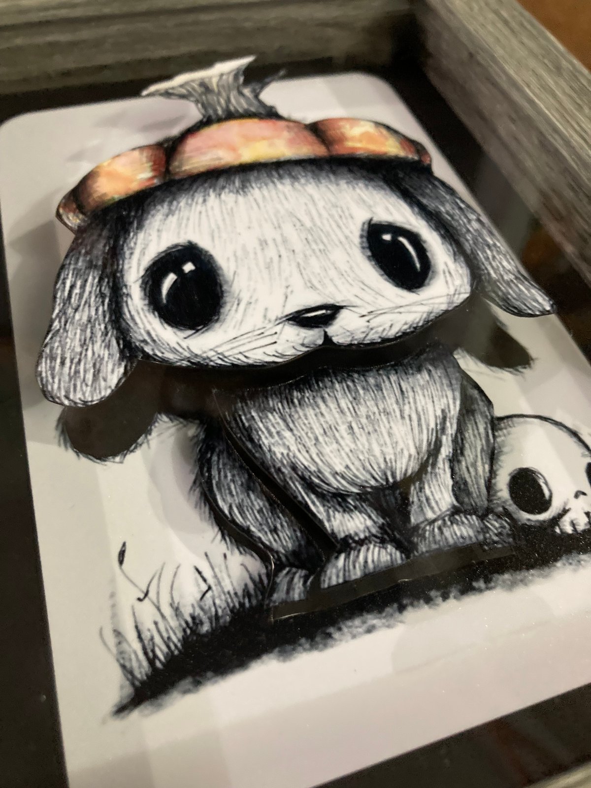 The art of Sketch — “Little Lop” shadow box
