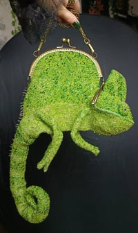 Image 3 of Beaded Chameleon Purse