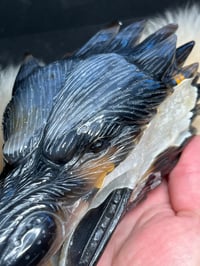 Image 10 of Wolf Agate Carving #2266