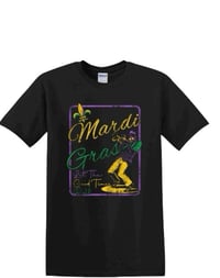 Image 2 of Unisex Purple/Black  Tshirt 