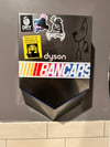 BAN CARS NASCAR sticker