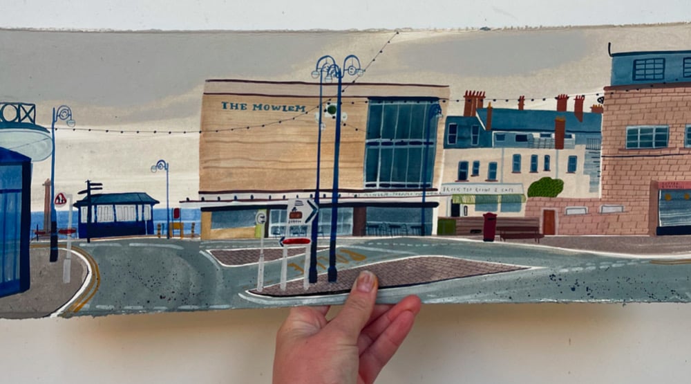 ‘The Mowlem, Swanage’ Giclée print