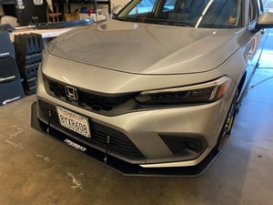 Image of 2022-24 Honda Civic “V1” front splitter
