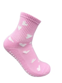 Image 3 of Heart Pink Lover girl Grip Socks 🏹💕