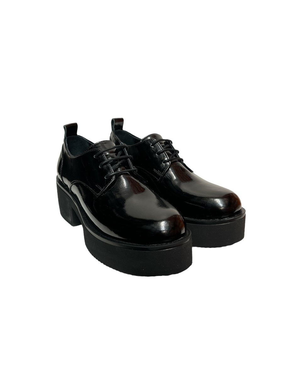 Black Full Chrome Patent Leather, For Shoes, Thickness: 0.3 Mm To