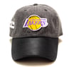 Lakers 2 Tone Denim and Swede/ Art of Fame Dad Hat