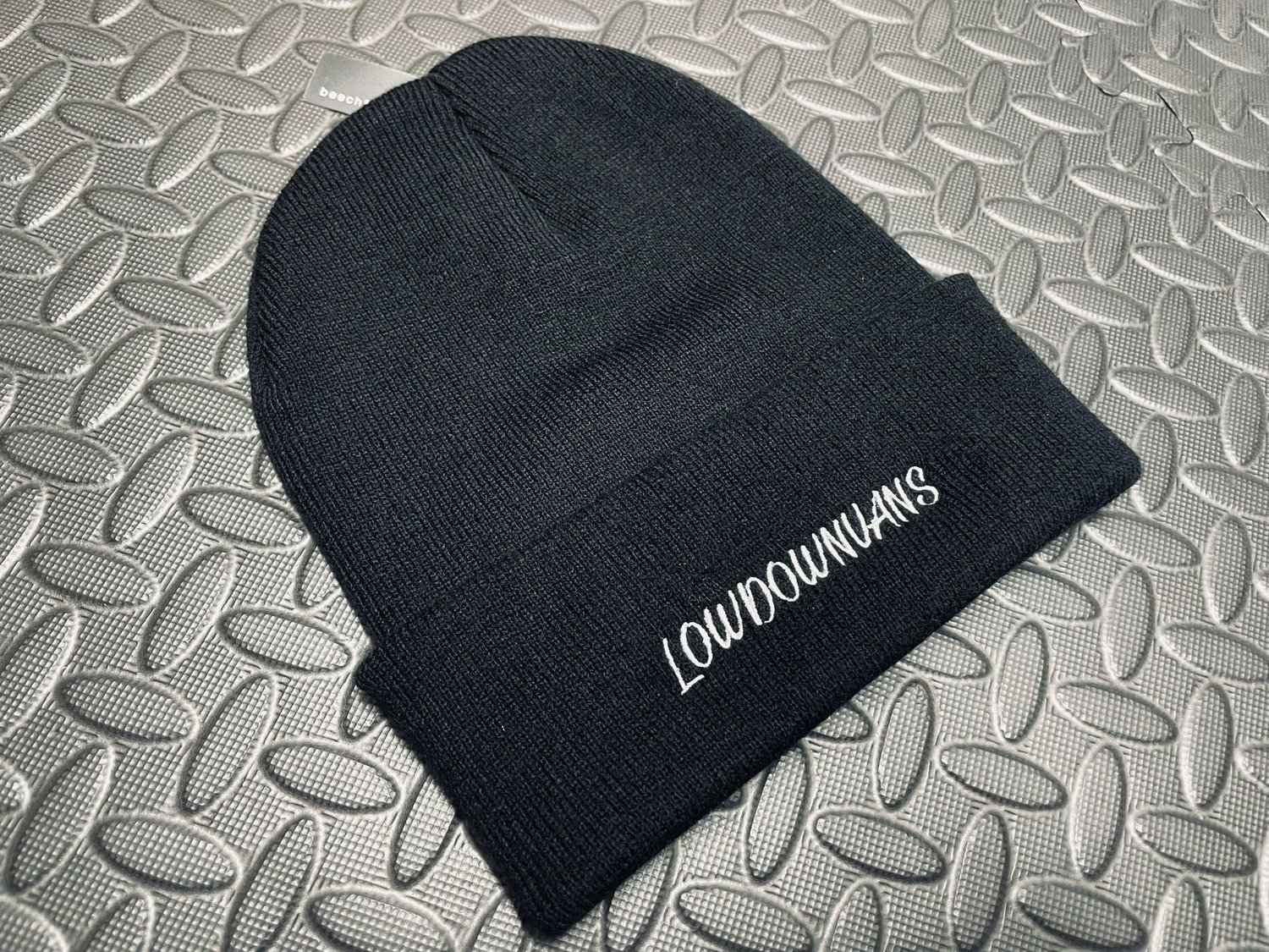 Image of AW24 Collection ldvans embroidered beanies 