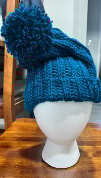 Adult Beanie-Teal Sparkle