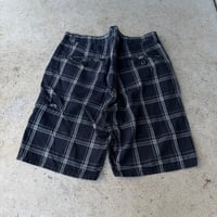 Image 2 of (35) Y2k black zoo York plaid shorts