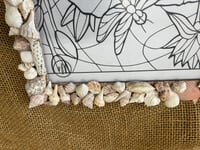 Image 8 of Seashell Picture Frame 8” x 10” #3