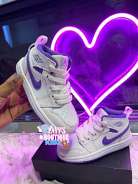 Image 2 of Air Jordan 1 “Purple/White”