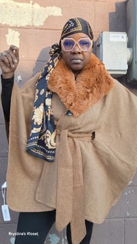 Image 2 of Camel Poncho 