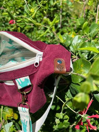 Image 4 of Burgundy bunny fanny pack