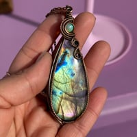 Image 1 of Purple Labradorite x Ethiopian Opal 💜💫