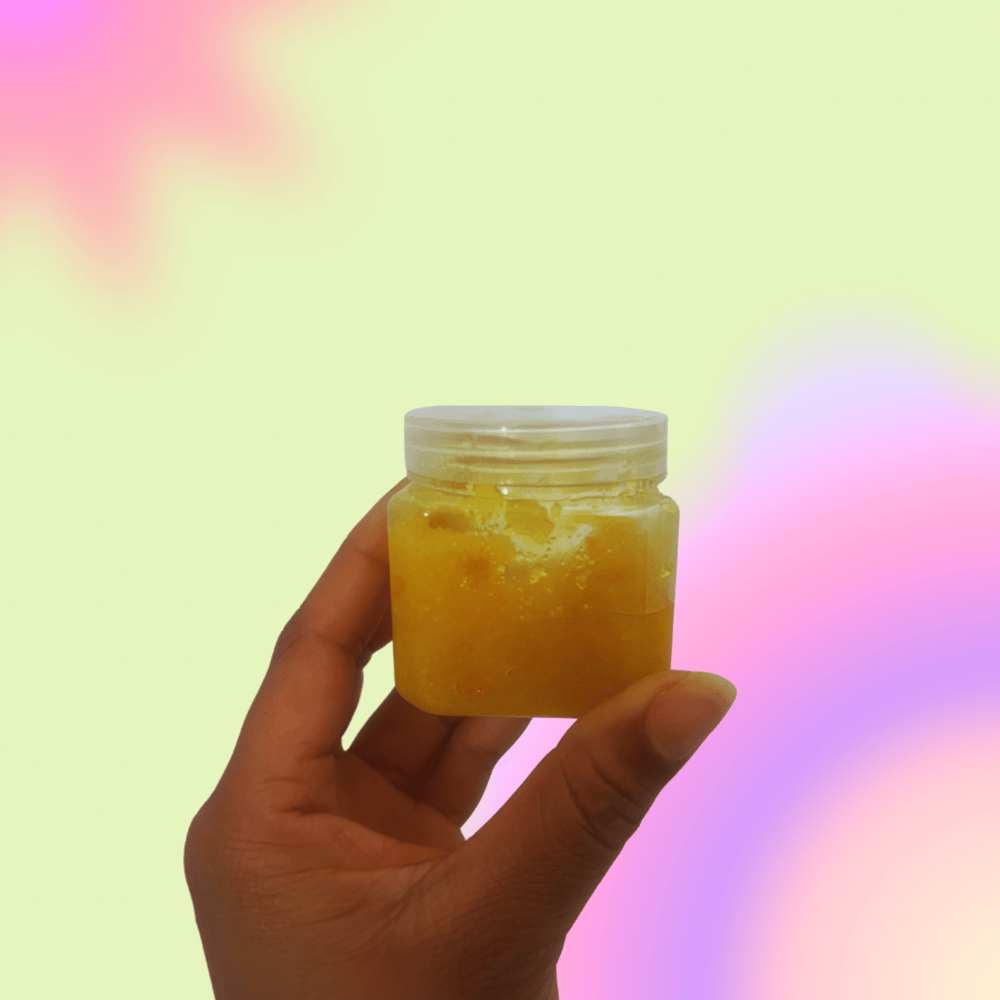 Image of Kosmik Kutie Tumeric & Tangerine Lip, Face + Body Scrub