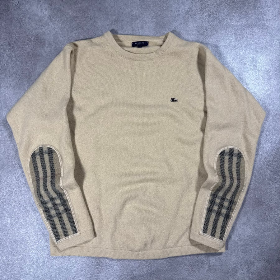 Image of 2000s Burberry Lambswool Sweater, Size Medium