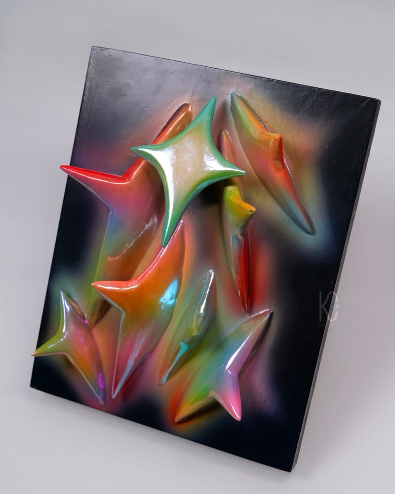 Image of LUMIÈRE ✧ Original 3D Mixed Media Painting