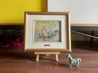 Image 1 of Mid Century Oil Quebec Scene on Board