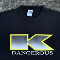 Image 1 of LATE 90’S AJPW TOSHIAKI KAWADA “DANGEROUS K” 🟨 SHIRT