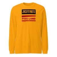 Image 1 of JACKONUTS PISS LAND L/S TEE