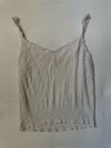 70s british pointelle tank top