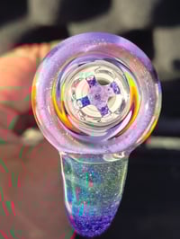 Image 2 of 14 mm 4 hole Slide Purple And Aqua