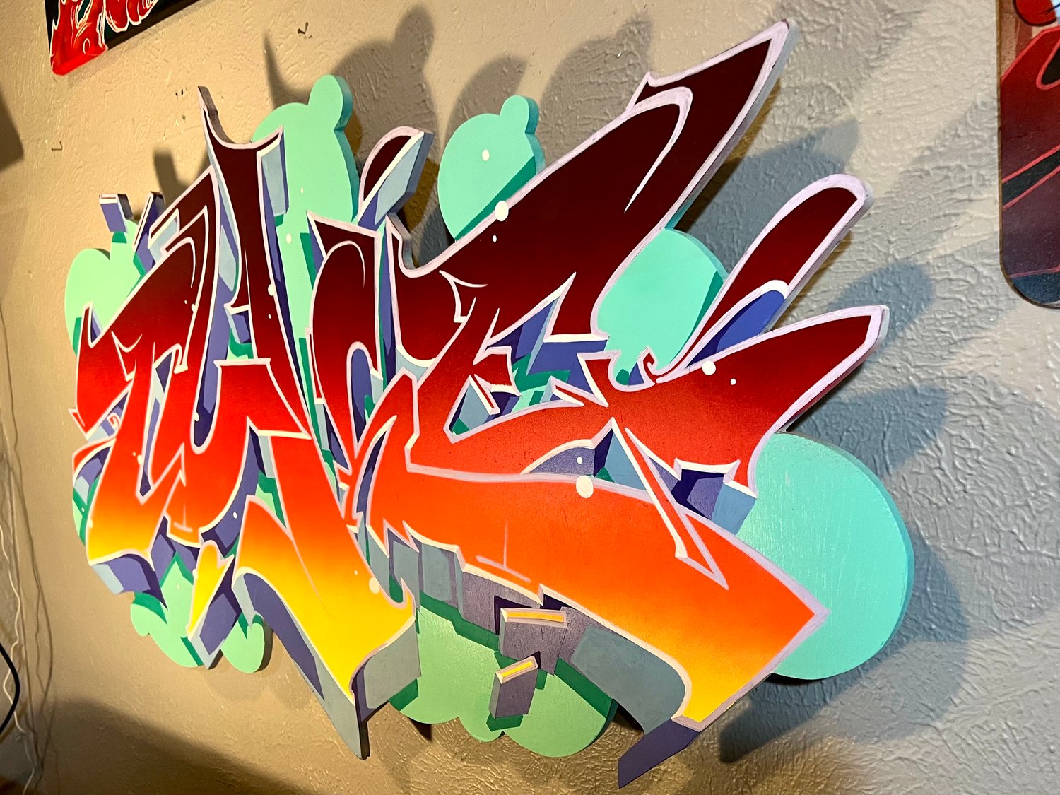 Image of Tuke wood panel cutout