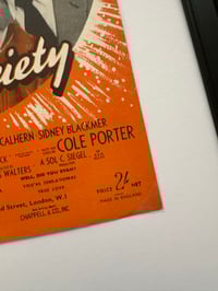 Image 4 of True Love from High Society,  framed 1956 vintage sheet music