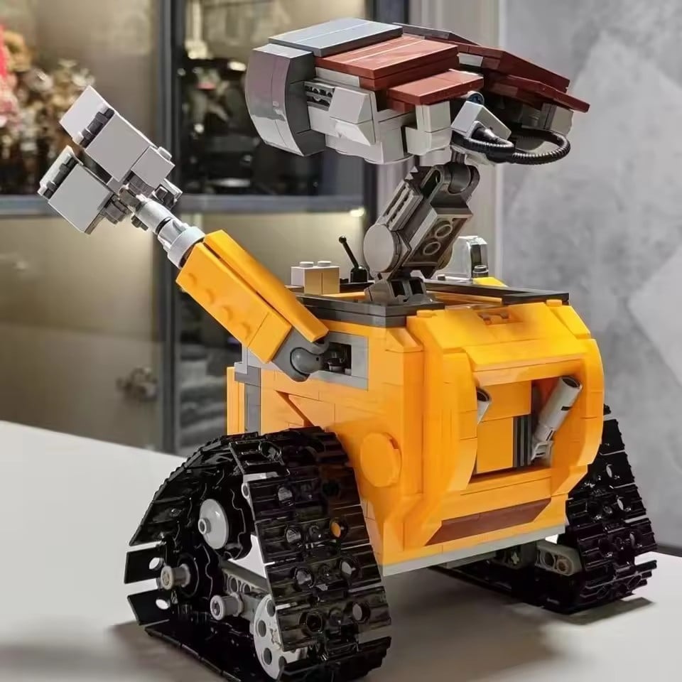 Image of ！！Classic Movie Mini Robot Wall-e MOC Building Blocks Model DIY Bricks Kits Creative Toys for Ki