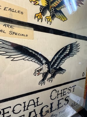 Image of bert grimm special chest eagles