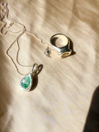 Image 3 of sea foam pear charm 