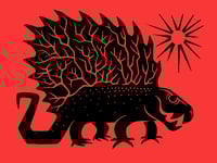 Dimetrodon Print