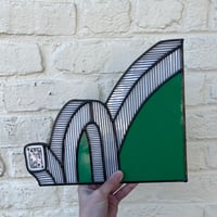 Image 3 of Stained glass solitaire win-dow corner 