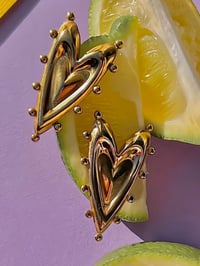 Image 1 of HEART TO HEART STUD EARRINGS
