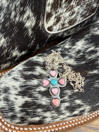 Image 2 of The Wildflower Cross Necklace