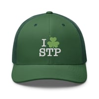 Image 1 of I [SHAMROCK] STP Trucker Cap (Green)