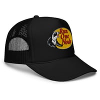 Image 2 of Birdflip® honey badger trucker hat