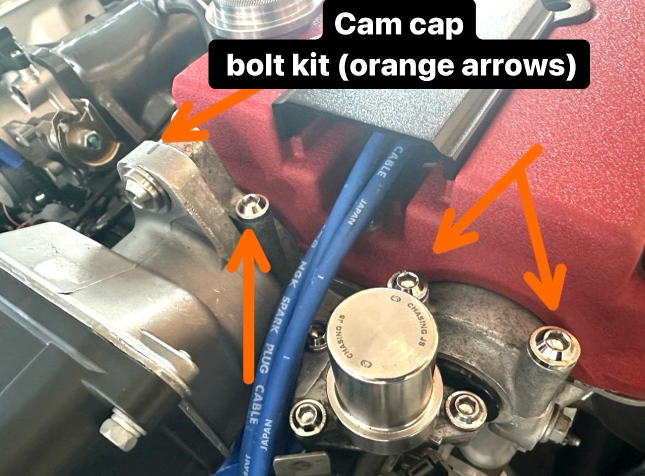 Honda B16/B18 VTEC Distributor and Cam Cap Hardware Chasing JS