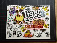 Image 1 of 2026 Tiger Eggs Calendar - PREORDER