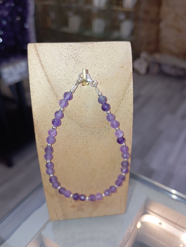 Bracelet améthyste 2