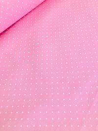 Image 2 of Tela Loneta - Topos Rosa - 8€/m