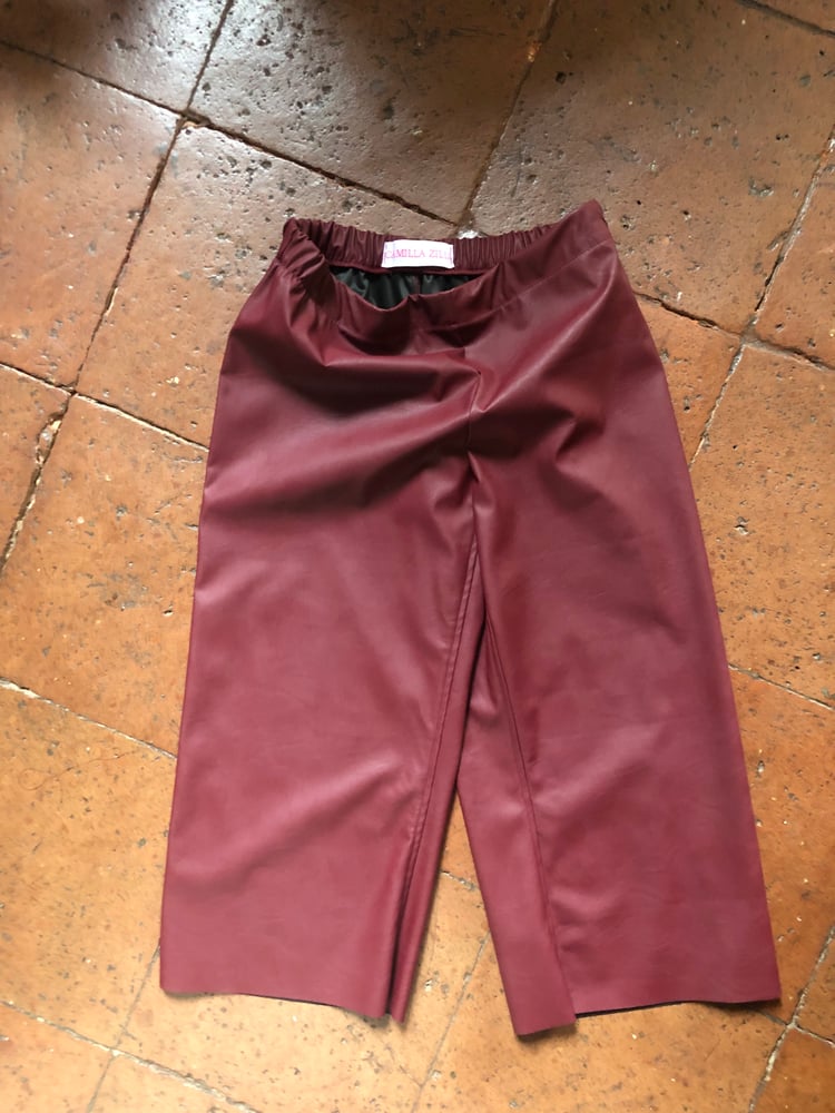 Image of Leather party pants