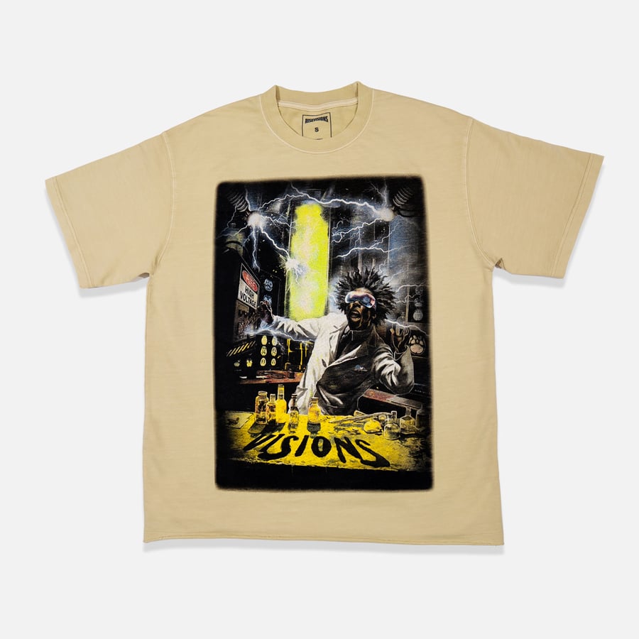 Image of MAD SCIENTIST TEE (TAN) 