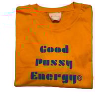 Orange medium over size t-shirt SAMPLE