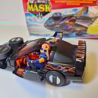 Image 3 of M.A.S.K Raven with figure, mask and Box
