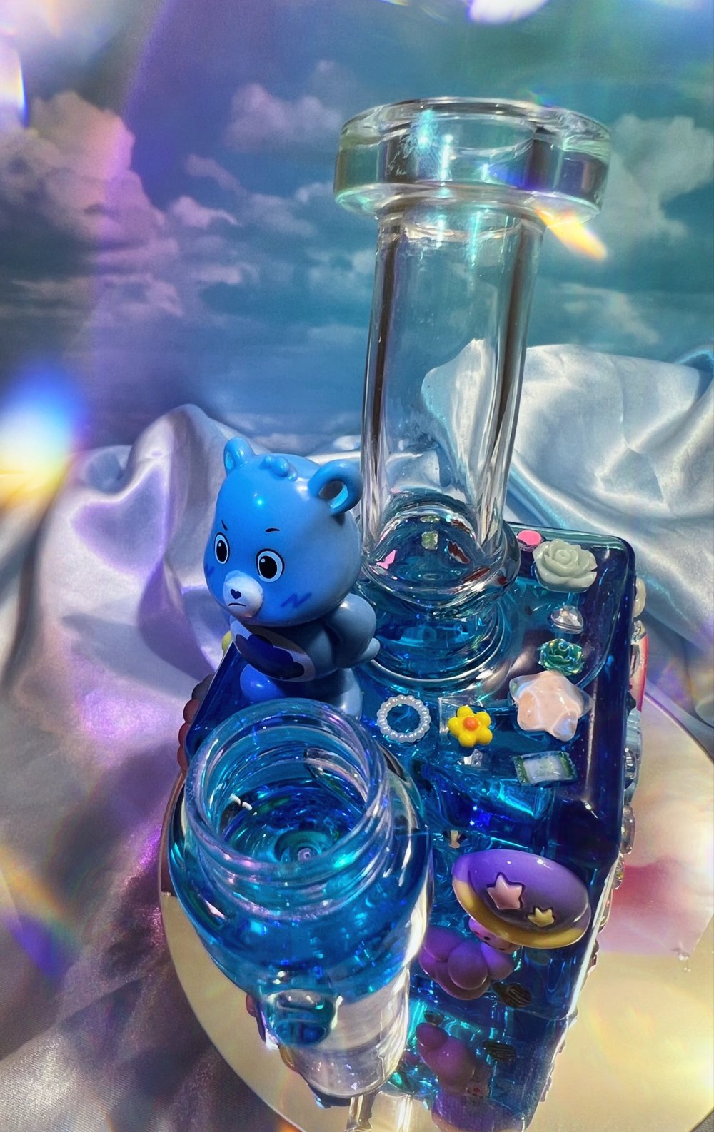 Care bear freeze 🥶 figurine bong