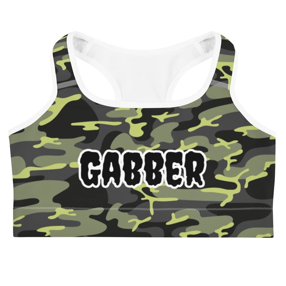 Image of Camo Gabber Sports Bra