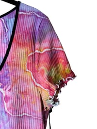 Image 5 of XL 90's Babydoll Mini Dress in Euphoric Geode Ice Dye